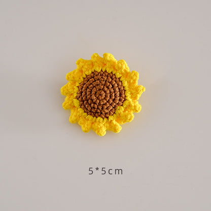 Handcrafted Crochet Sunflower Brooch