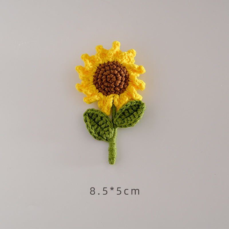 Handcrafted Crochet Sunflower Brooch