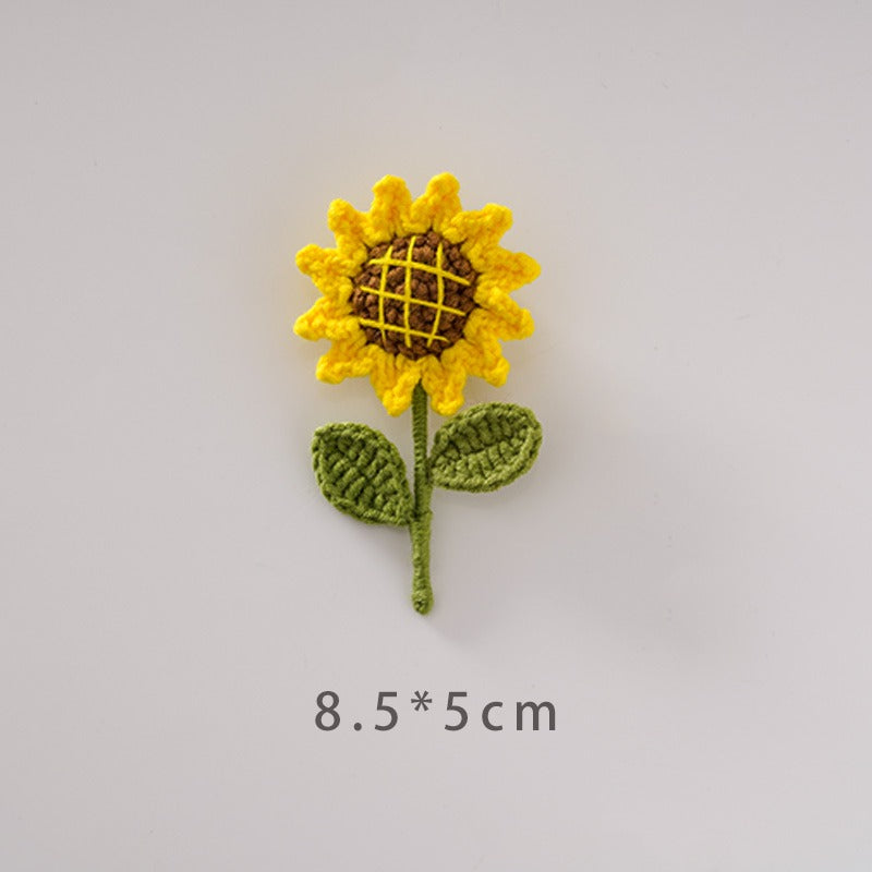 Handcrafted Crochet Sunflower Brooch