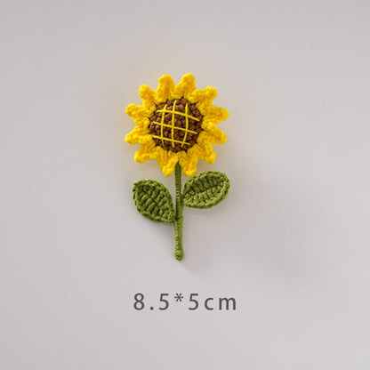 Handcrafted Crochet Sunflower Brooch