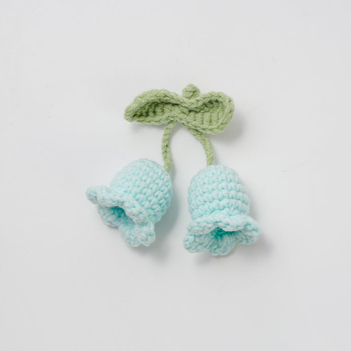 Handcrafted Crochet Bellflower Brooch