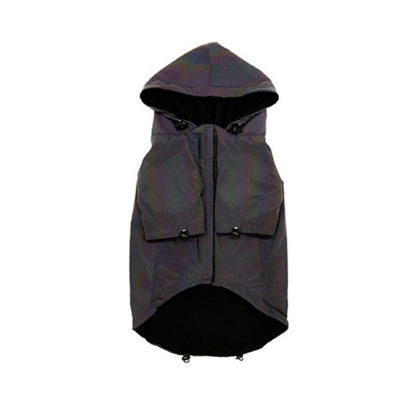 Cosmic Pooch Reflective Puffer Jacket Raincoat