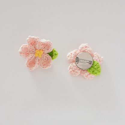 Handcrafted Crochet Flower Brooch