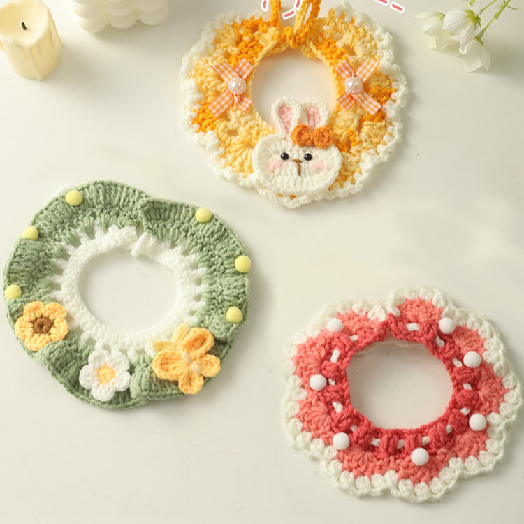 Handmade Crocheted Pet Collars