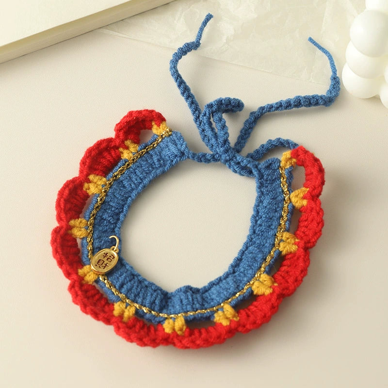 Handmade Crocheted Pet Collars