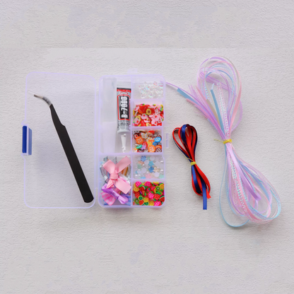 Pet Hair Clip Ribbon Bow DIY Kit